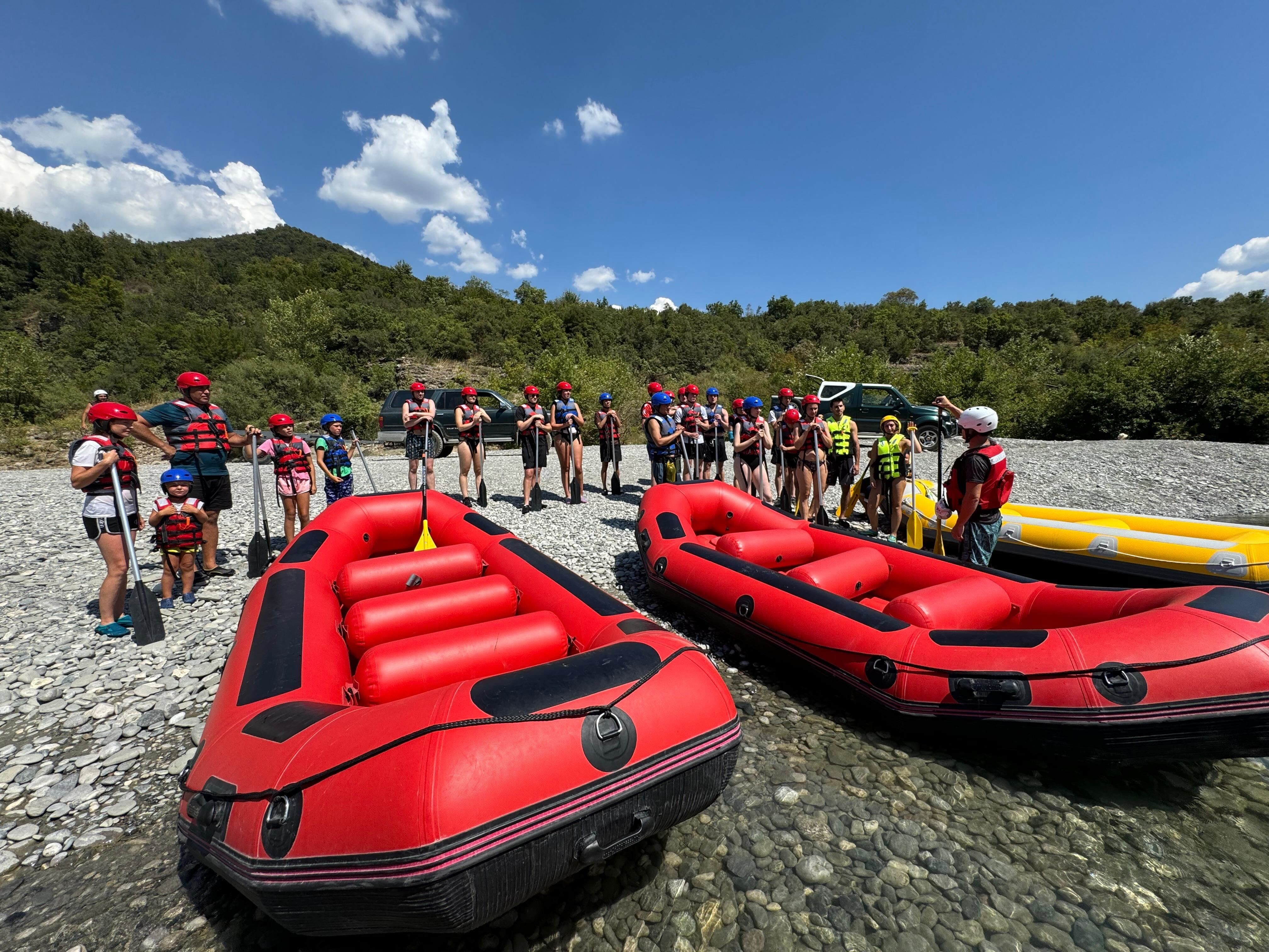 Kayaking on Vjosa